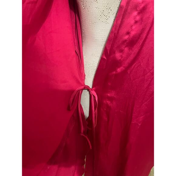 Victorias Secret magenta silk robe! 🔥 - Picture 5 of 5
